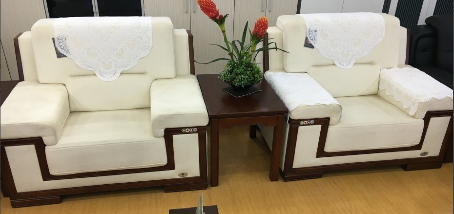 君发永旺 皮质办公沙发 商务办公室沙发 会客办公沙发茶几组合 单双人位