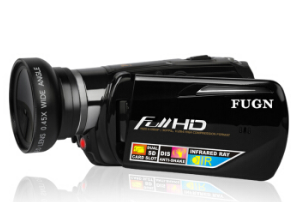 富京（FUGN）R990红外夜视高清触摸屏数码dv摄像机