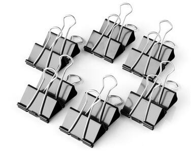 得力(Deli) 黑色长尾夹