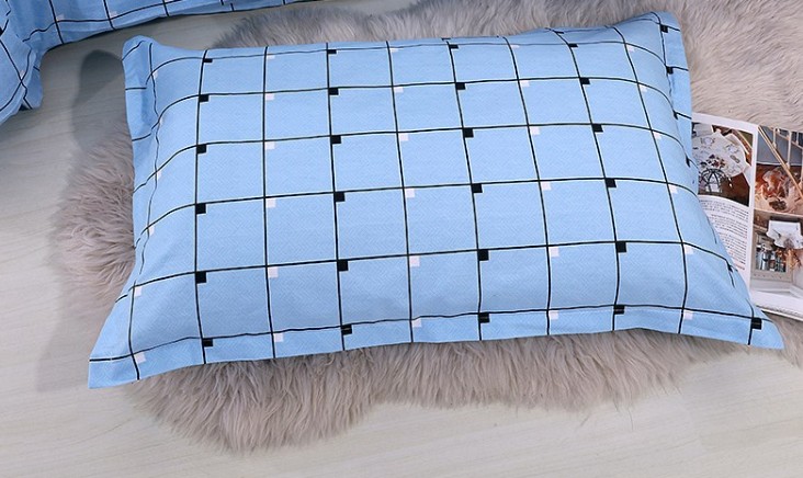 顺鑫家纺 亚麻纯棉枕套 45*70CM 两条装