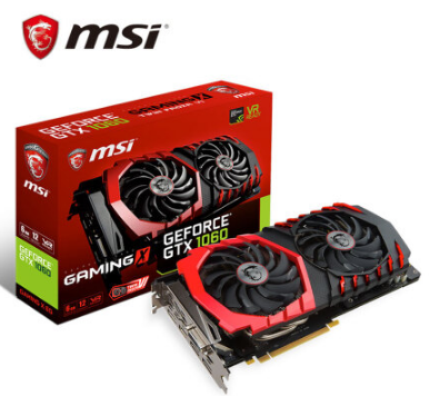 微星（MSI）GeForce GTX 1060 GAMING X 6G 1594-1809MHZ G