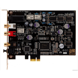 节奏坦克(TempoTec)小夜曲PCI-E声卡 PCI-E接口HIFI听音/娱乐/游戏卡2.0声道