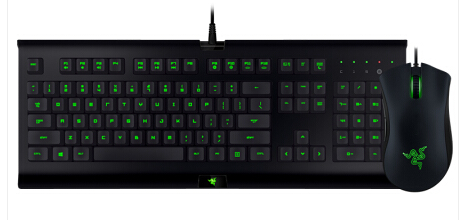 雷蛇（Razer）萨诺狼蛛专业版+蝰蛇2000键鼠套装 绝地求生吃鸡键盘