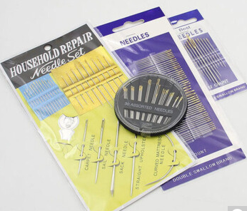 时尚缝衣针缝被子针毛衣针十字绣针缝纫针缝针金尾多功能手缝针家居生活日用针织用品SM 卡包26枚针 时尚缝衣针缝被子针毛衣针十字绣针缝纫针缝针金尾多功能手缝针家居生活日用针织用品SM 卡包26枚针