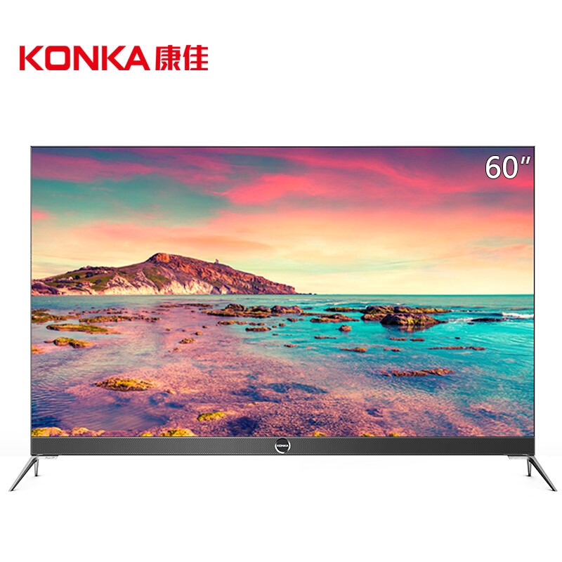 康佳（KONKA）LED60M2S 60英寸 4K超薄窄边框独立音箱智能网络平板液晶电视机