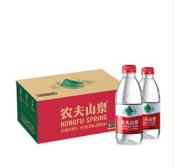 农夫山泉 饮用水 饮用天然水380ml 1*24瓶 整箱装