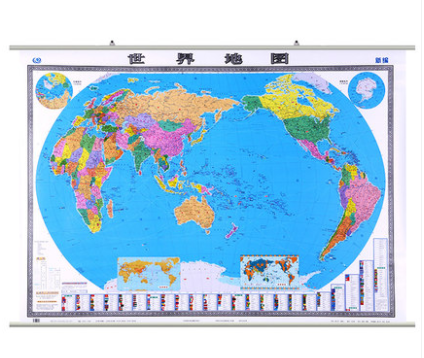 世界地图 1.5*1.1m 世界地图 1.5*1.1m