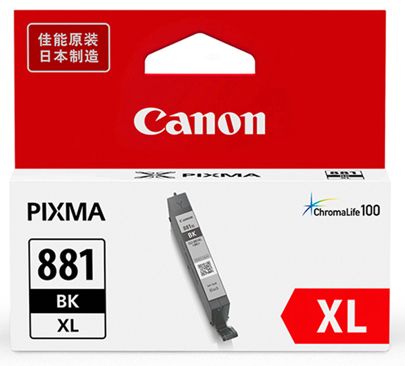 佳能CLI-881XL BK黑色墨盒 佳能CLI-881XL BK黑色墨盒