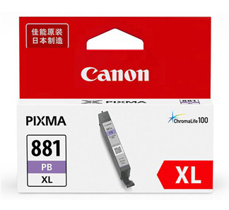 佳能CLI-881XL PB照片蓝墨盒 佳能CLI-881XL PB照片蓝墨盒