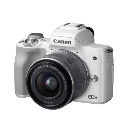 佳能(Canon)EOS M50 微单相机 数码相机 微单套机 白色(15-45 微单镜头)Vlog 佳能(Canon)EOS M50 微单相机 数码相机 微单套机 白色(15-45 微单镜头)Vlog