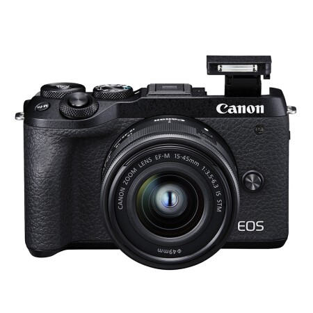佳能(Canon)EOS M6 Mark II M62 微单相机 数码相机 银色套机 (15-45 佳能(Canon)EOS M6 Mark II M62 微单相机 数码相机 银色套机 (15-45