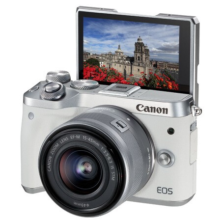 佳能(Canon)EOS M6 微单相机 数码相机 微单套机 白色(15-45 微单镜头)Vlog相 佳能(Canon)EOS M6 微单相机 数码相机 微单套机 白色(15-45 微单镜头)Vlog相